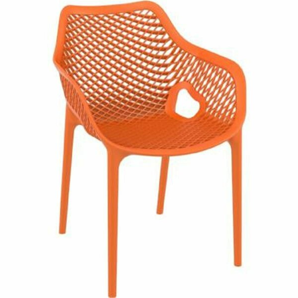 Siesta Air Outdoor Dining Arm Chair Extra Large -Orange, 2PK ISP007-ORA